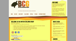 Desktop Screenshot of britishcheloniagroup.org.uk